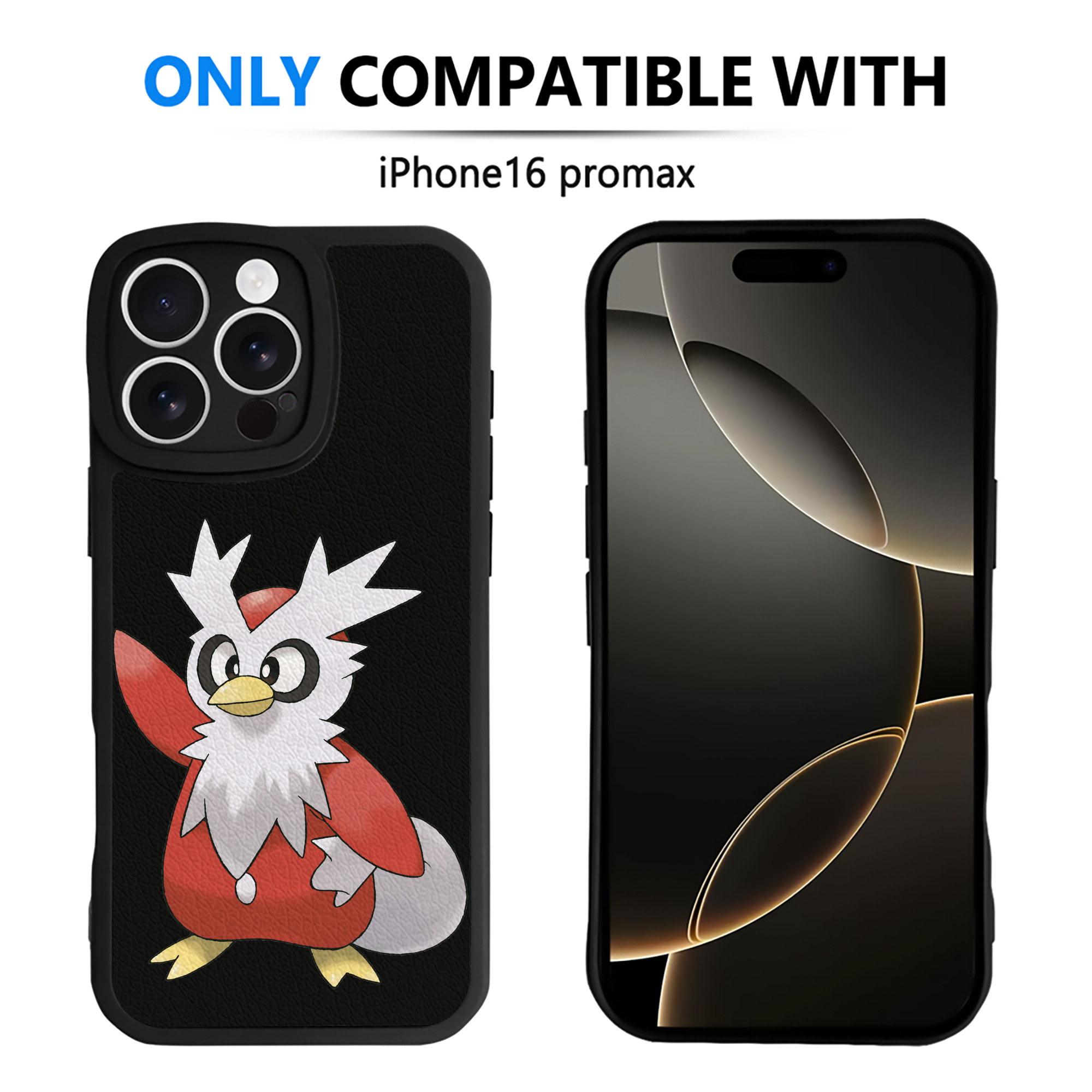 （画像用） ポケットモンスター Pokémon 【iPhone 16シリーズ対応】シリコンスマホケース（レザー調） 材質：シリコン
